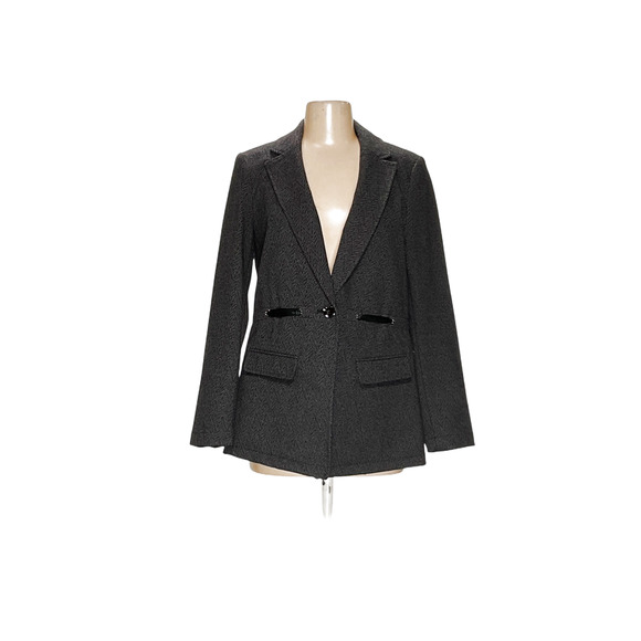 Wht Hs Blk Mkt Women's S Black Blazer - Picture 1 of 4